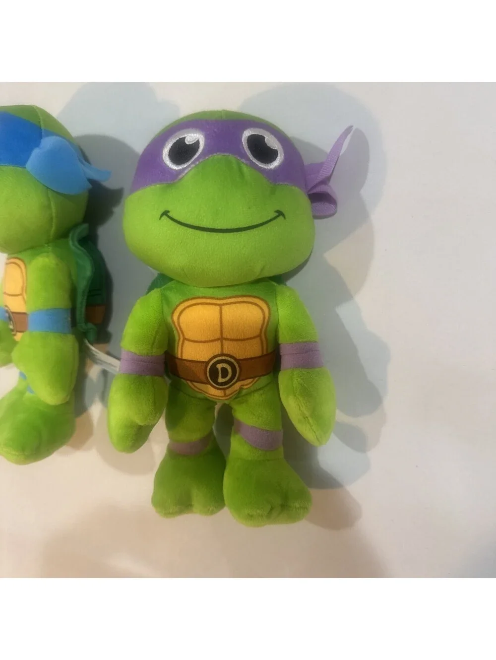 Teenage Mutant Ninja Turtles Plush Pair – Leonardo & Donatello 10” Stuffed Toys